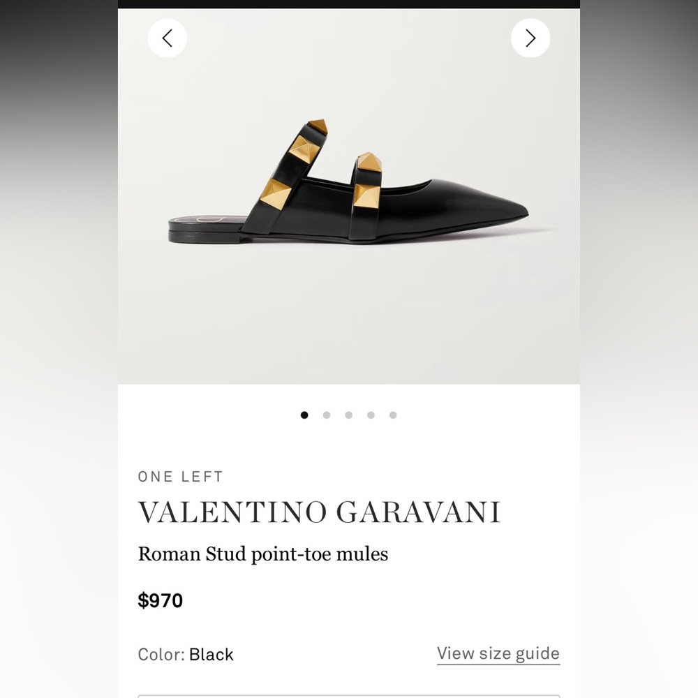Valentino, Roman stud mules